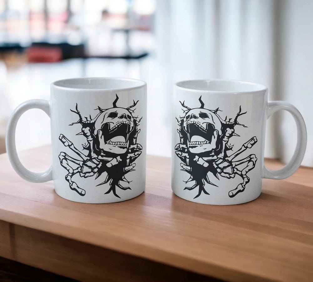 Skeleton ‘Breakout’ Design Mug - Laser Design Creations