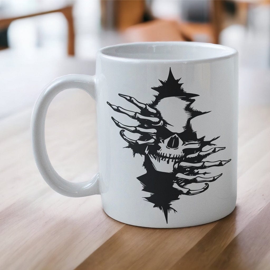 Skeleton ‘Breakout’ Design Mug - Laser Design Creations