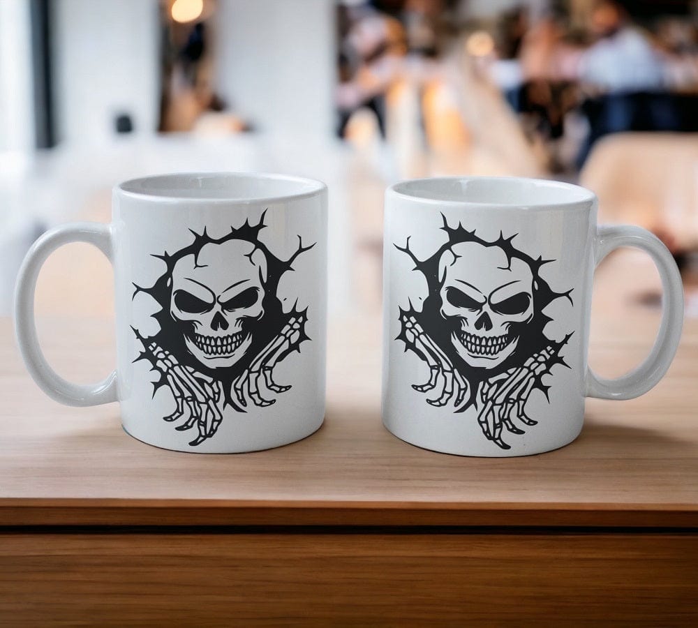 Skeleton ‘Breakout’ Design Mug - Laser Design Creations