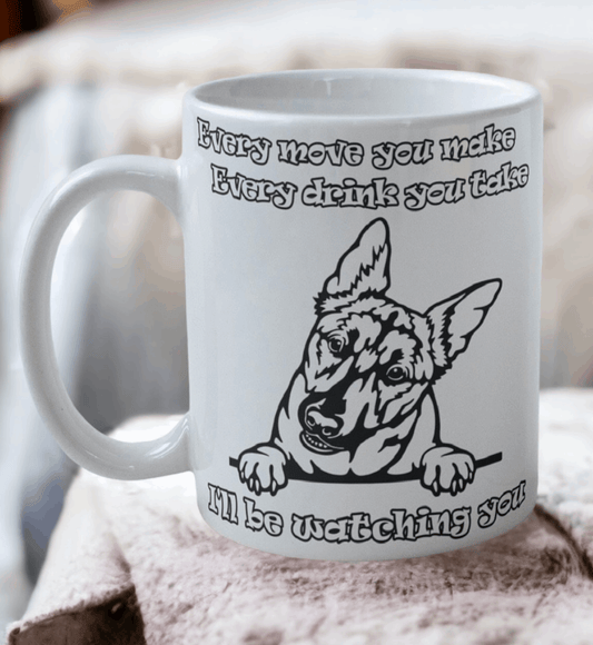 'Belgian Shepherd' Dog Design Mug - Laser Design Creations