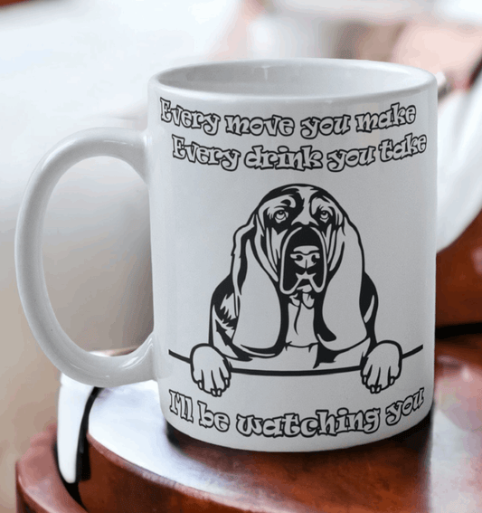 'Basset Hound' Dog Design Mug - Laser Design Creations