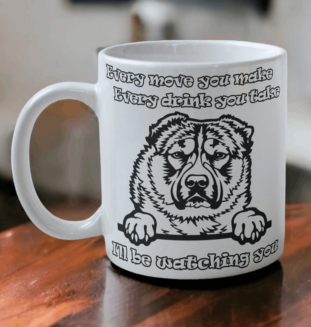 'Alabai' Dog Design Mug - Laser Design Creations