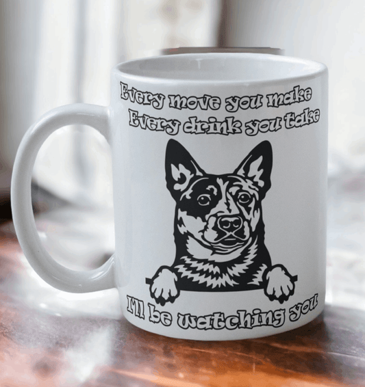 'Blue Heeler' Dog Design Mug - Laser Design Creations