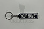 Personalised - Street Sign Acrylic Keyring - Laser Design Creations