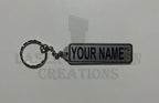 Personalised - Street Sign Acrylic Keyring - Laser Design Creations