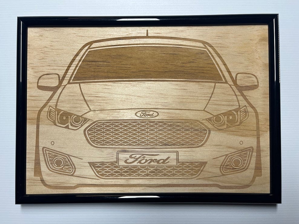 Custom Ford FG X Falcon - Wood Engraved Design - Laser Design Creations