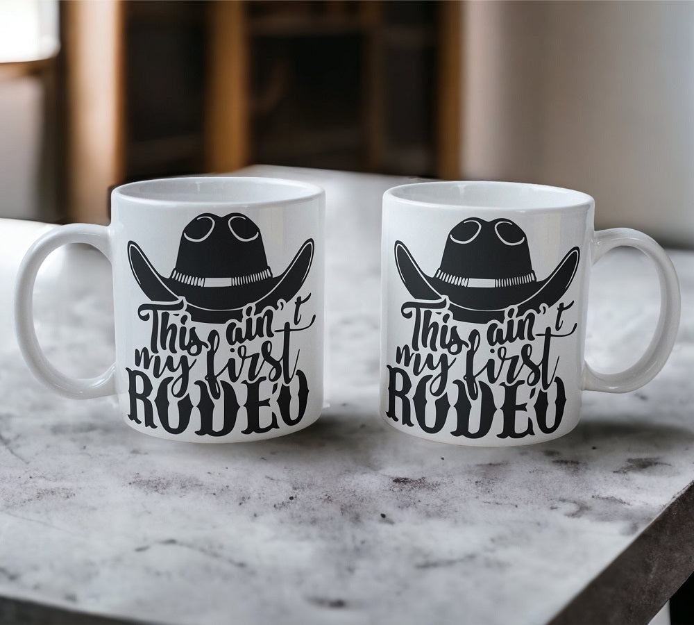'This Ain't My First Rodeo' Horse Design Mug - Laser Design Creations