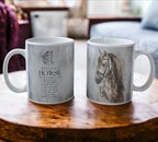 'Advice from a Horse' Art Design Mug - Laser Design Creations