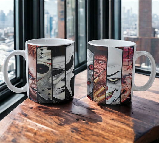 ‘Horror Film Montage' Design Mug - Laser Design Creations