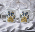 Stay Pawsitive - Dog Design Mug - Laser Design Creations