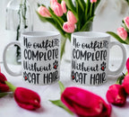 'No Outfit is Complete without Cat Hair' Design Mug - Laser Design Creations