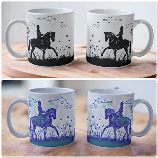 'Dressage in Nature' Horse Theme Design Mug - Laser Design Creations