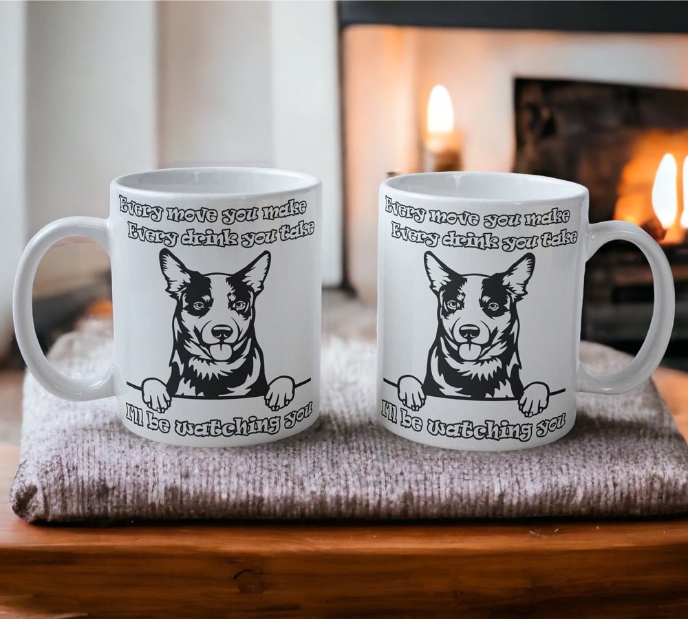 'Australian Cattle Dog' Design Mug - Laser Design Creations