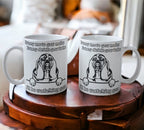 'Basset Hound' Dog Design Mug - Laser Design Creations