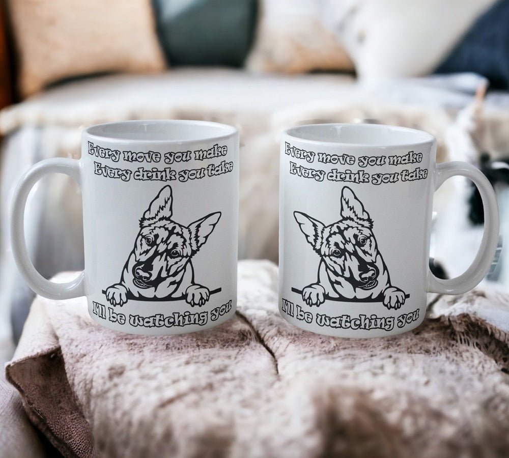 'Belgian Shepherd' Dog Design Mug - Laser Design Creations