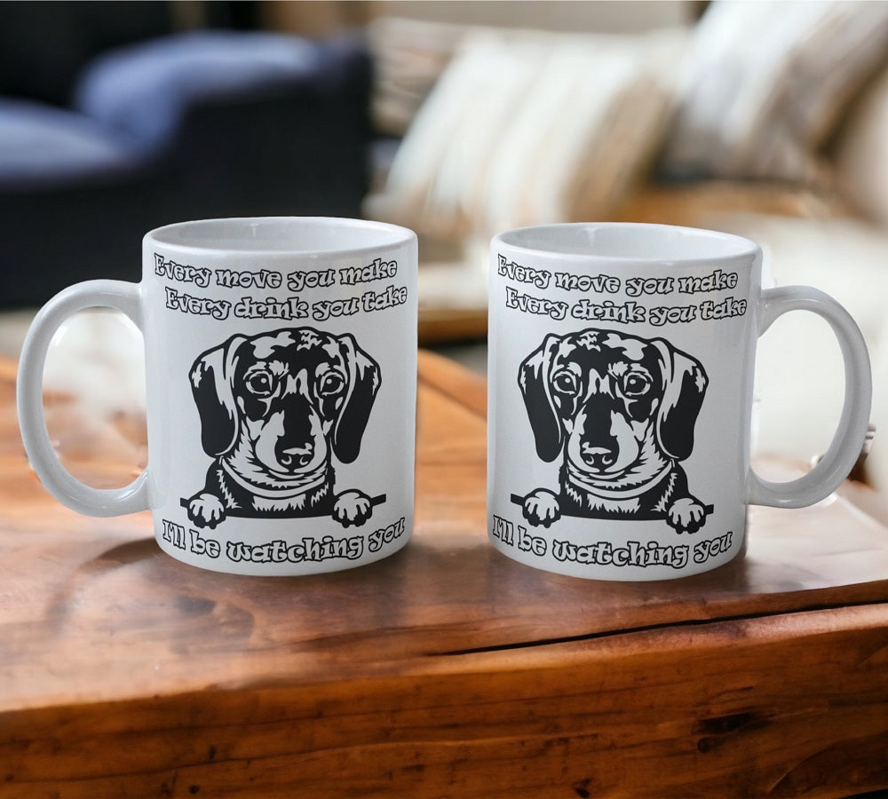 'Dachshund' Dog Design Mug - Laser Design Creations