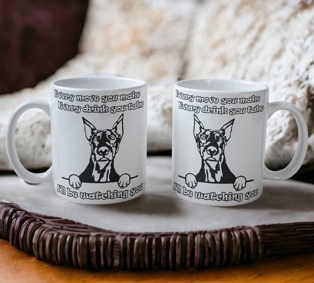 'Doberman' Dog Design Mug - Laser Design Creations