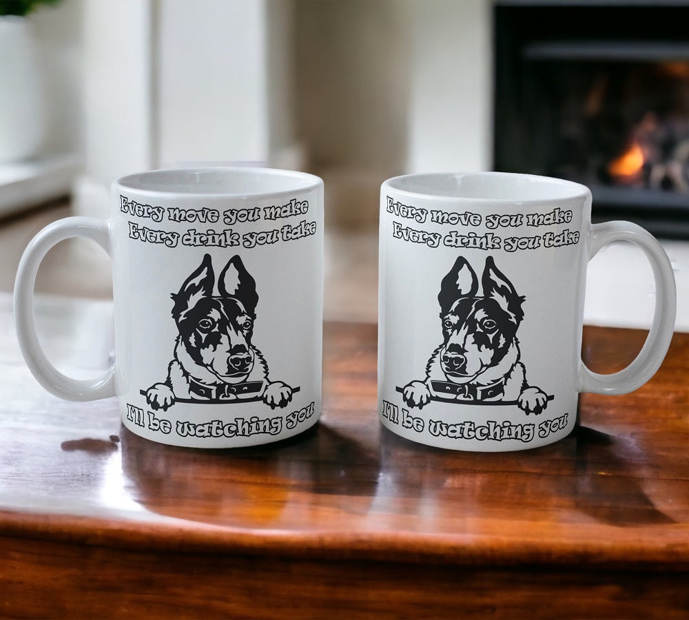 'Fox Terrier' Dog Design Mug - Laser Design Creations
