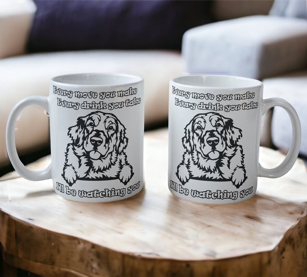 'Golden Retriever' Dog Design Mug - Laser Design Creations