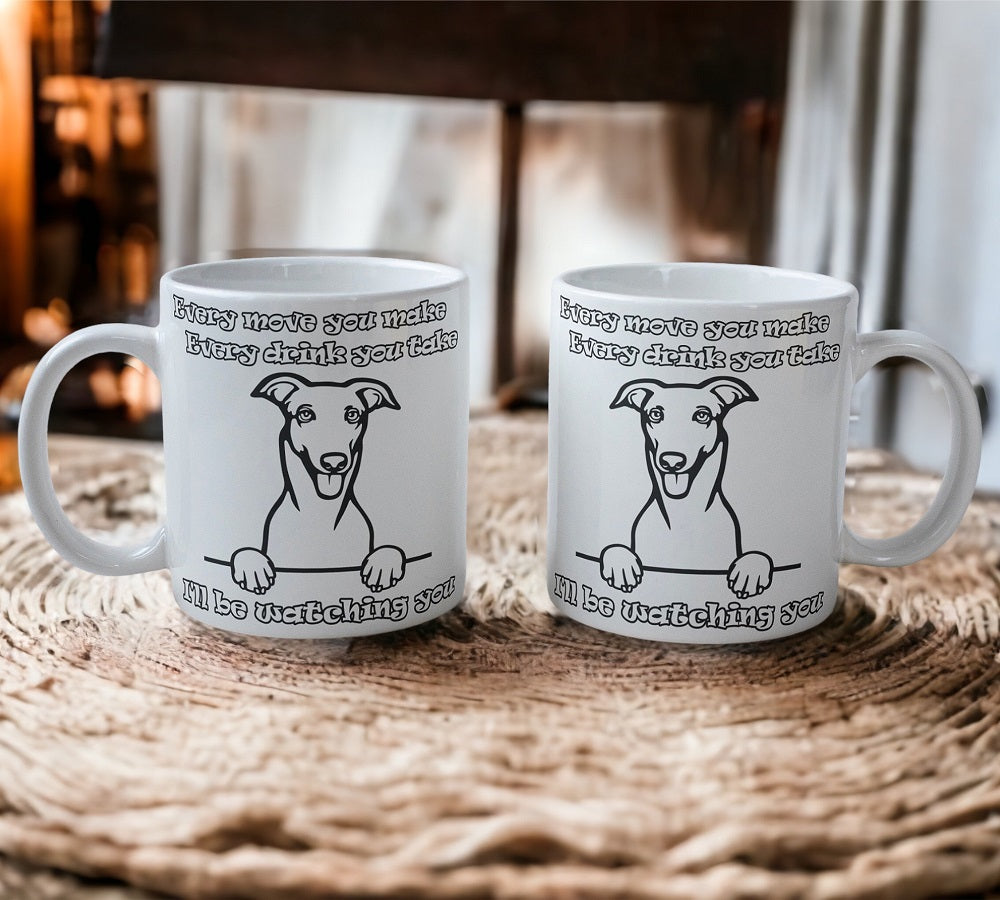 'Greyhound' Dog Design Mug - Laser Design Creations