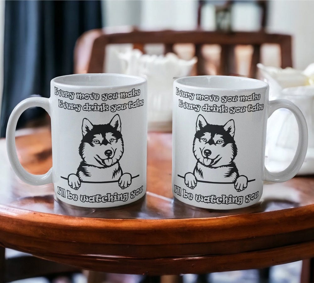 'Husky' Dog Design Mug - Laser Design Creations