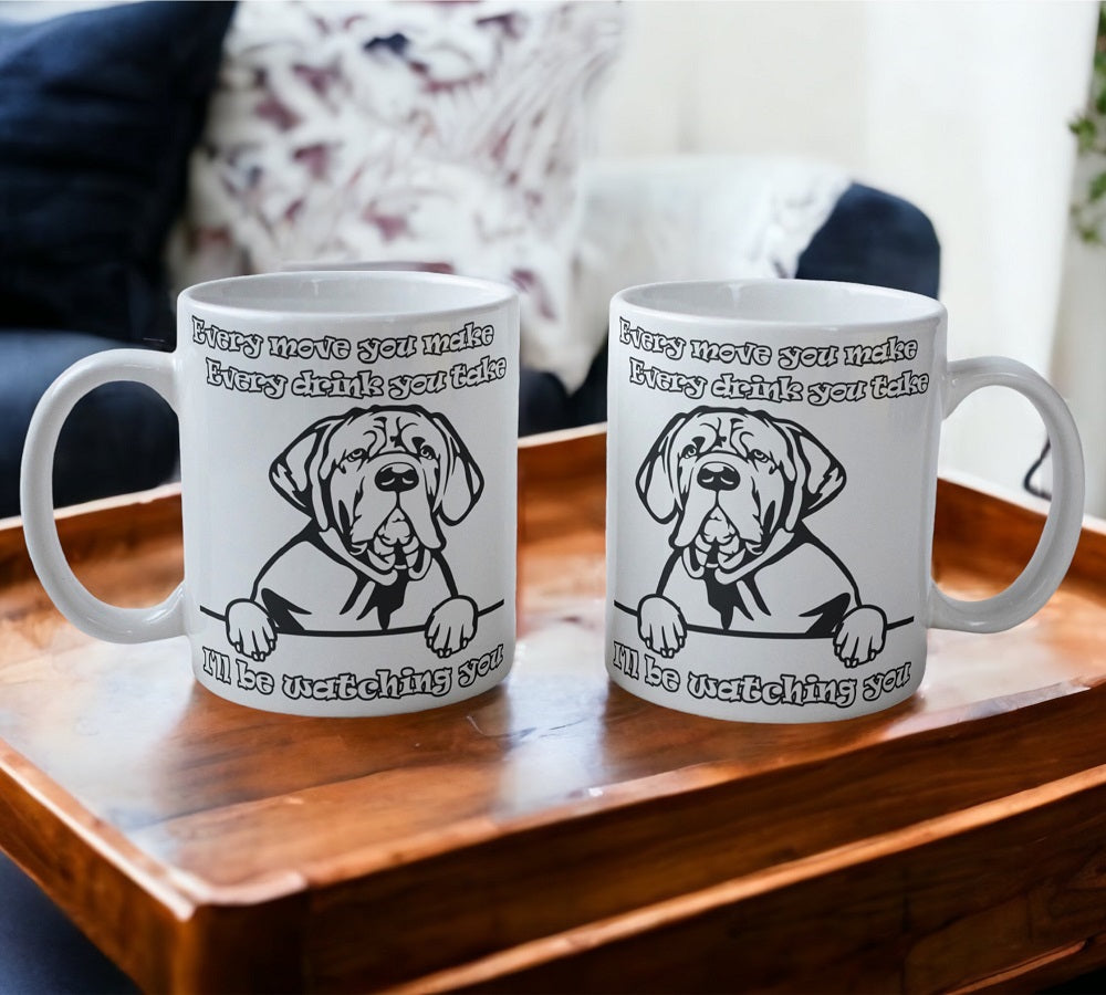 'Neapolitan Mastiff' Dog Design Mug - Laser Design Creations