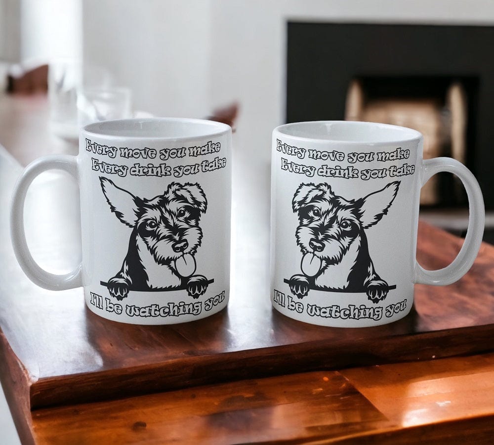 'Miniature Schnauzer' Dog Design Mug - Laser Design Creations