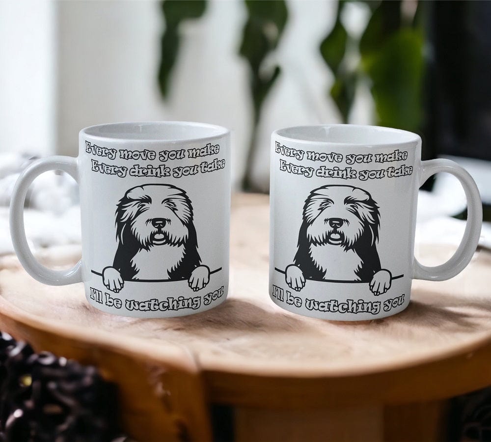'Old English Sheepdog' Design Mug - Laser Design Creations