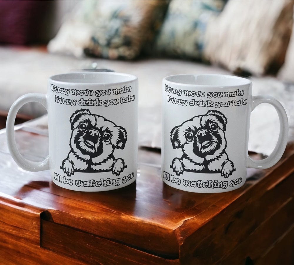 'Pug' Dog Design Mug - Laser Design Creations