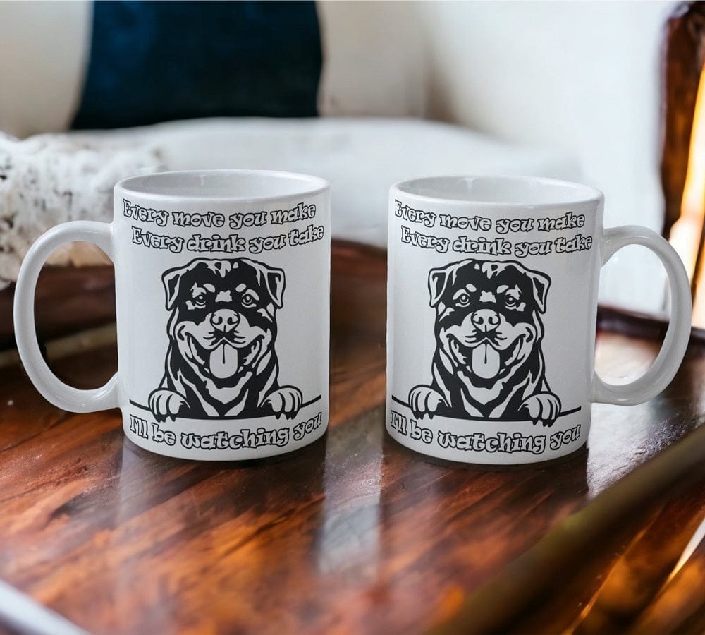 'Rottweiler' Dog Design Mug - Laser Design Creations