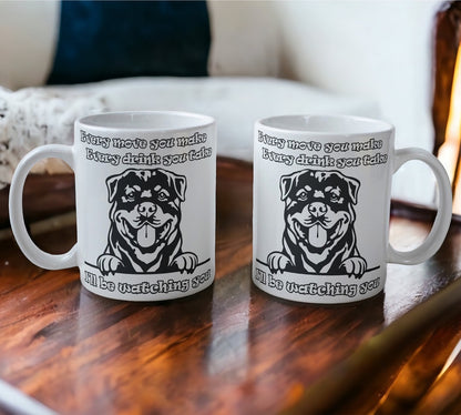 'Rottweiler' Dog Design Mug - Laser Design Creations