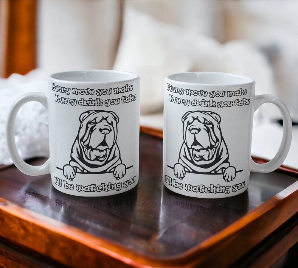 'Shar Pei' Dog Design Mug - Laser Design Creations