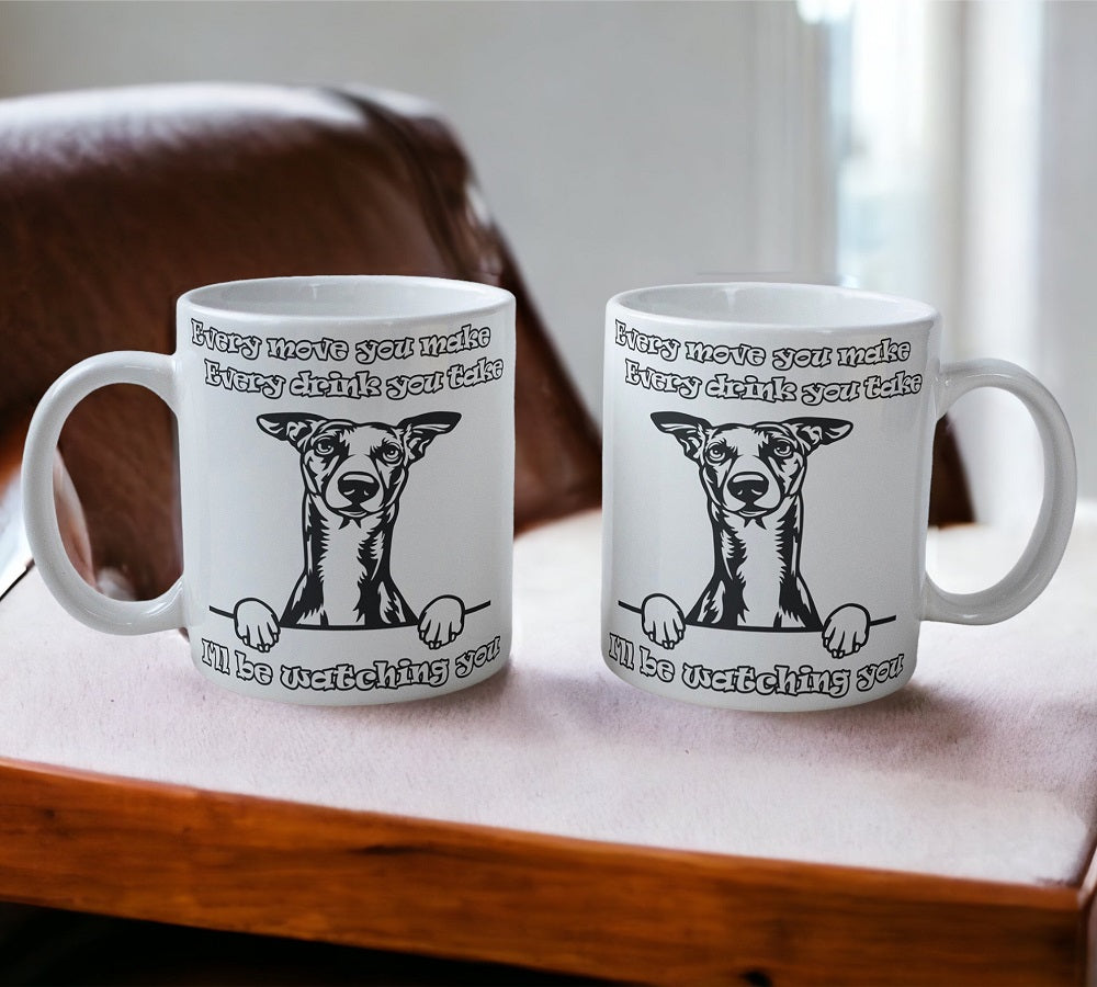 'Whippet' Dog Design Mug - Laser Design Creations