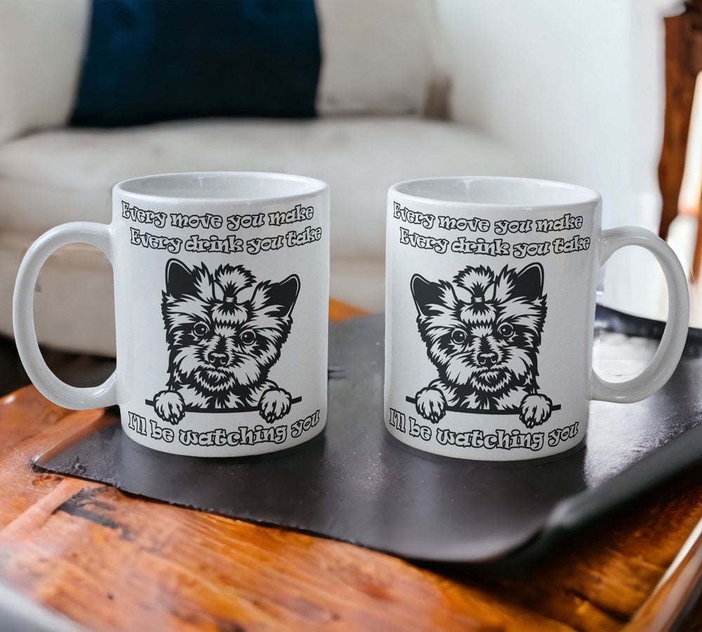 'Yorkshire Terrier' Dog Design Mug - Laser Design Creations