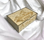 Personalised Gift / Jewelry - Wood Engraved Box - Laser Design Creations