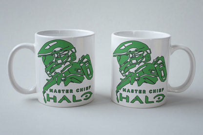 Halo 'Master Chief' Art Design Mug - Laser Design Creations