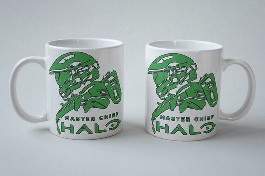 Halo 'Master Chief' Art Design Mug - Laser Design Creations