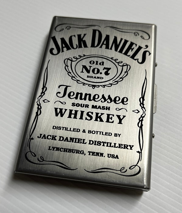 Aluminium Wallet Card Case - Jack Daniels Design - Laser Design Creations
